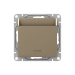 Механизм выключателя, карточный, с подсветкой, шампань Эпика EKF Механизм выключателя, карточный, с подсветкой, шампань Эпика EKF
