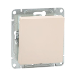 Механизм выключателя, одноклавишный, кнопочный, кремовый Эпика EKF Механизм выключателя, одноклавишный, кнопочный, кремовый Эпика EKF