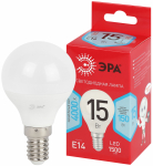 Лампа светодиодная ЭРА RED LINE LED P45-15W-840-E14 R 15Вт шар нейтральный белый свет E14
