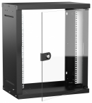 Шкаф наст. 12U 550х350мм стекл. дв. чер. GENERICA Шкаф наст. 12U 550х350мм стекл. дв. чер. GENERICA