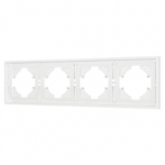 Рамка пластиковая FRM-TENDO-SFPL-4-WH (Arlight, Матовый белый) Рамка пластиковая FRM-TENDO-SFPL-4-WH (Arlight, Матовый белый)