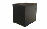 Шкаф настенный 19-дюймовый (19), 18U 908x600х800 металл Hyperline TWB-1868-SR-RAL9004