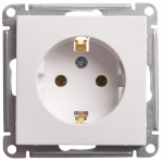 Розетка 1гн с З/К с/у белый механизм 16А W59 Systeme Electric  (1/10)