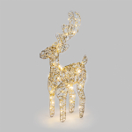 Светодиодная фигура Олень 50см, цвет свечения теплый белый, питание 3xAA (не в комплекте) NEON-NIGHT Светодиодная фигура Олень 50см, цвет свечения теплый белый, питание 3xAA (не в комплекте) NEON-NIGHT