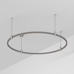 Основание ART-APRIORI-ROUND-ROD-400-R1200 (TN) (Arlight, IP20 Металл, 3 года)