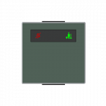Клавиша двойная перекидная для выкл-ля/кнопки символ «стрелки» пластик зеленый матовая IP20 ABB