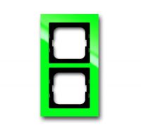Рамка 2-пост. цвет зеленый глянцевый, пластик горизонт. и вертик., IP20 Axcent ABB