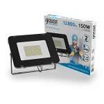 Прожектор светодиод 150Вт 6500К 12800Лм черный IP65 СДО Gauss Elementary (1/4)