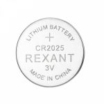 Батарейка 3В 160мАч 20мм плоская cr 2025 литиевая REXANT