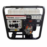 Генератор дизельный KR8500DEA, 8,5кВт, 230В, 16л, коннектор автоматики, электростартер KRANZ