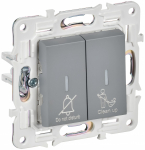SKANDY Выключ. 2-кл. с инд. отел. 10А SK-V16Gr сер. IEK SKANDY Выключ. 2-кл. с инд. отел. 10А SK-V16Gr сер. IEK