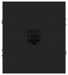 Розетка ЭРА Arktik 16-3107-05 информационная RJ45 антрацит Розетка ЭРА Arktik 16-3107-05 информационная RJ45 антрацит
