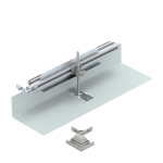 Комплект для ответвления канала OKA-G/W 200 мм налево (сталь, толщина пола 40-150 мм)