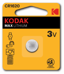 Элемент питания CR1620 литиевый бл.1шт. Kodak (1/60/240) Элемент питания CR1620 литиевый бл.1шт. Kodak (1/60/240)