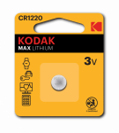 Элемент питания CR1220 литиевый бл.1шт. Kodak (1/60/240) Элемент питания CR1220 литиевый бл.1шт. Kodak (1/60/240)