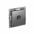 Розетка 1гн ТВ коннектор с/у сталь механизм AtlasDesign Systeme Electric (1/10)