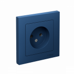 Розетка 1гн без З/К с/у аквамарин в сборе 16А AtlasDesign Systeme Electric Розетка 1гн без З/К с/у аквамарин в сборе 16А AtlasDesign Systeme Electric