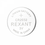 Батарейка 3В 220мАч 20мм плоская cr 2032 литиевая REXANT
