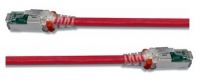 РSiemon ZM6A-S7.5M-03-SALE Z-MAX Патч-корд S/FTP, категория 6A, 26AWG, RJ45-RJ45, T568A/B, CM LSOH, 7.5 м, красный, прозрачные колпачки (РАСПРОДАЖА)