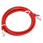 Патч-корд TERACOM CS Cat.6A экранированный S/FTP оболочка LSZH красный (1,0м)