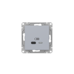 Механизм розетки USB-С, быстрая, алюминий Эпика EKF