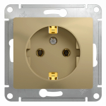 Розетка 1гн с З/К с/у титан механизм 16А Glossa Systeme Electric (1/20/160) Розетка 1гн с З/К с/у титан механизм 16А Glossa Systeme Electric (1/20/160)