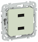 FLITE Роз. USB AA 2,1А РЮ-2-ФлП пан. IEK FLITE Роз. USB AA 2,1А РЮ-2-ФлП пан. IEK