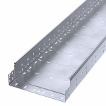 Лоток перфорированный Профи INOX (AISI 316) 300х100х6000 (1,5 мм) (12 м/уп) Промрукав