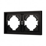 Рамка пластиковая FRM-TENDO-PL-2-BK (Arlight, Черный) Рамка пластиковая FRM-TENDO-PL-2-BK (Arlight, Черный)