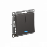 Выключатель 2кл с подсв с/у базальт механизм AtlasDesign Systeme Electric (1/20) Выключатель 2кл с подсв с/у базальт механизм AtlasDesign Systeme Electric (1/20)