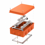 Коробка огнестойкая для о/п 40-0330-FR6.0-4-22-Р Е15-Е60 RAL2004 260х175х90 (7 шт/кор) Промрукав