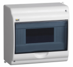 Бокс КМПн-2/9-2мод настен пласт бел (дв.прозр) IP31 KREPTA 3 IEK (1/32)