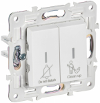 SKANDY Выключ. 2-кл. с инд. отел. 10А SK-V16W арк. бел. IEK SKANDY Выключ. 2-кл. с инд. отел. 10А SK-V16W арк. бел. IEK