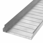 Лоток неперфорированный Профи INOX (AISI 304) 500х100х3000 (1,0 мм) (6 м/уп) Промрукав