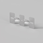 Led Strip Комплект креплений (для профиля 35×66) 4 шт., ALM-3566-MT Led Strip Комплект креплений (для профиля 35×66) 4 шт., ALM-3566-MT