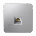 Розетка 1гн комп RJ45 с/у алюминий механизм кат.5е ArtGallery Systeme Electric (1/5)
