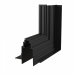 Угловой коннектор внешний S35 встраиваемый черный Угловой коннектор внешний S35 встраиваемый черный