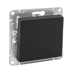 Механизм выключателя, одноклавишный, проходной, чёрный Эпика EKF