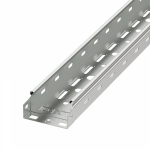 Лоток перфорированный 100х50 L2000, RAL9010