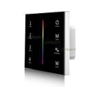 Панель SMART-P22-RGBW-G-IN Black (12-24V, 4x3A, Sens, 2.4G) (ARL, IP20 Пластик, 5 лет)