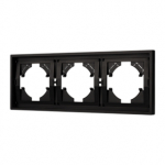 Рамка пластиковая FRM-TENDO-PL-3-BK (Arlight, Черный) Рамка пластиковая FRM-TENDO-PL-3-BK (Arlight, Черный)