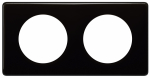 Рамка 2-пост. цвет черный глянцевый, пластик горизонт. и вертик., IP20 Celiane Legrand Рамка 2-пост. цвет черный глянцевый, пластик горизонт. и вертик., IP20 Celiane Legrand