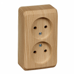 Розетка 2гн без З/К о/у сосна 16А IP20 Этюд Systeme Electric (1/16) Розетка 2гн без З/К о/у сосна 16А IP20 Этюд Systeme Electric (1/16)