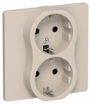 FLITE Роз. 2-я с з/к без з/ш б/к 16А РС12-1-К-ФлЛ льн. IEK