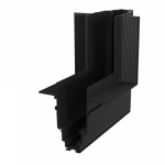 Угловой коннектор внутренний S35 встраиваемый черный Угловой коннектор внутренний S35 встраиваемый черный