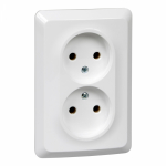 Розетка 2гн без З/К с/у белый 16А Этюд Schneider Electric  (1/20)