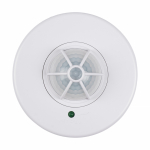 Датчик движения инфакрасный 1Вт/1200Вт  IP20 PMS-IR 024  360° 2-6м IP20 Jazzway (1/50)