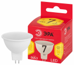 Лампочка светодиодная ЭРА RED LINE LED MR16-7W-827-GU5.3 R GU5.3 7 Вт софит теплый белый свет