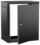 Шкаф наст. 12U 550х350мм метал. дв. чер. GENERICA