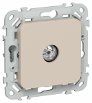 FLITE Роз. TV экран. проходная тип M РТВм-1-1-2-ФлЛ льн. IEK